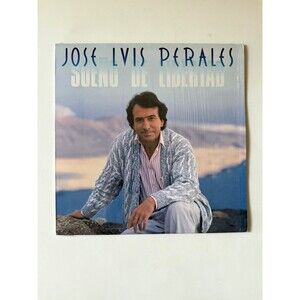 Jose Luis Perales Sueno De Libertad LP Columbia 460176 Import Mexico Shrink VG+